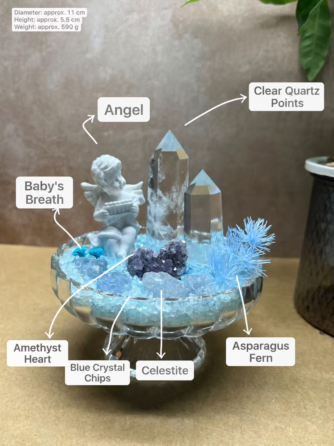 Celestial Angel Crystal Garden