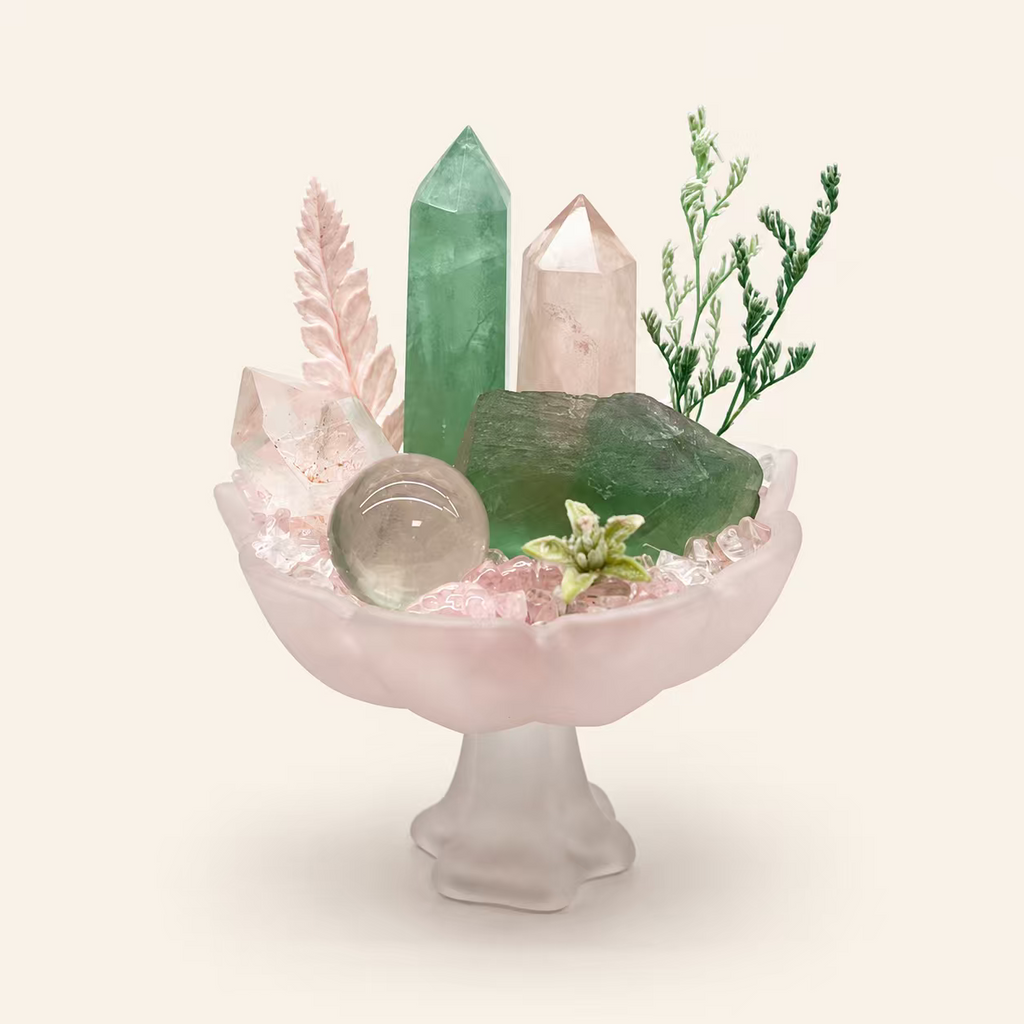 Forest Blush Crystal Garden