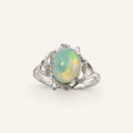 Opal Ring in 925 Sterling Silver