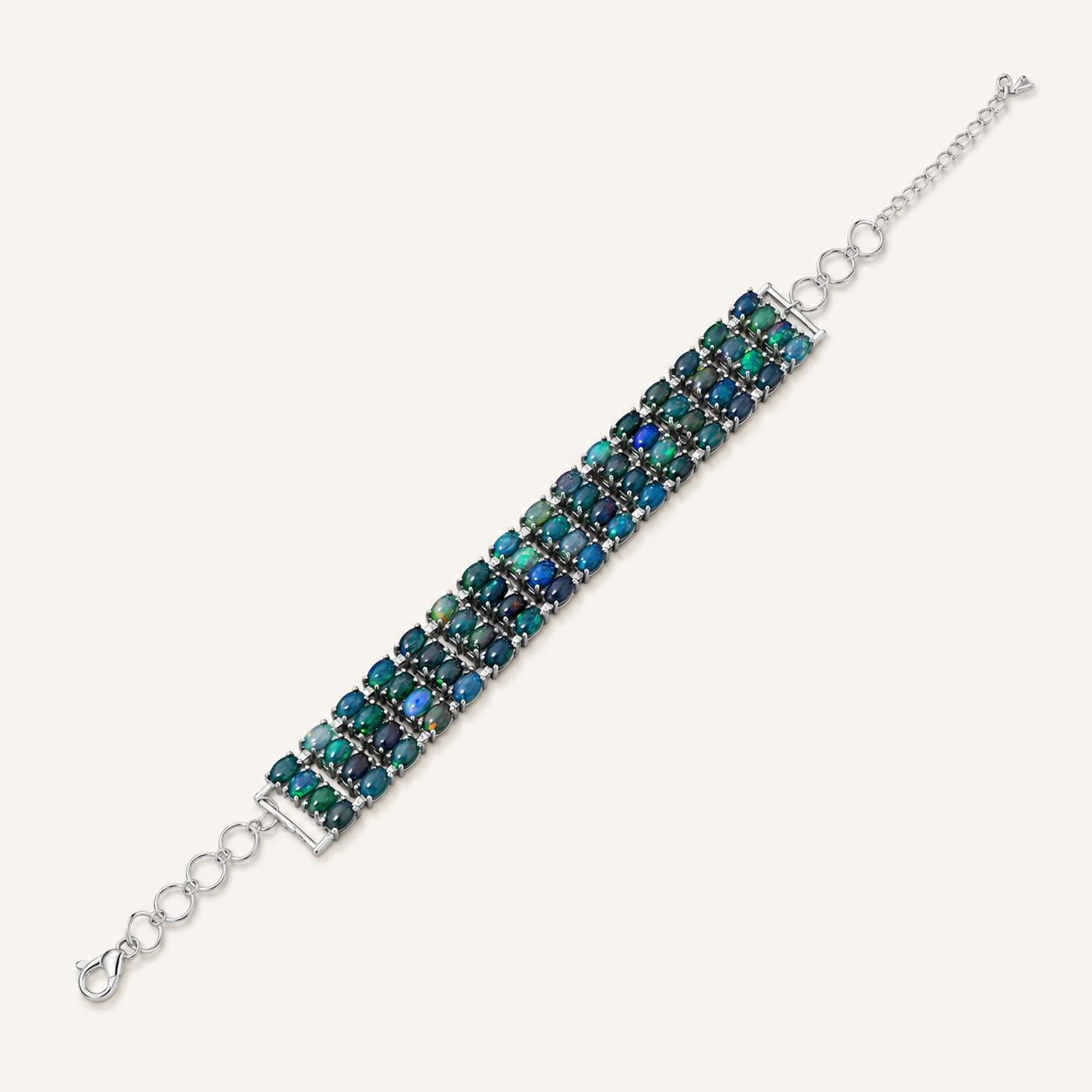 Opal Bracelet in 925 Sterling Silver