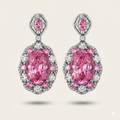 Zircon Earrings in 925 Sterling Silver