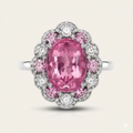 Zircon Ring in 925 Sterling Silver