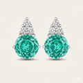 Zircon Earrings in 925 Sterling Silver