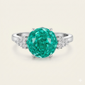 Zircon Ring in 925 Sterling Silver