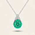 Zircon Necklace in 925 Sterling Silver