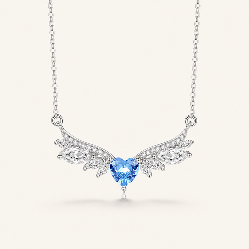 Angel Wing Heart Pendant