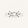 Madagascar Moonstone Ring in 925 Sterling Silver