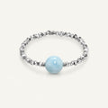 Larimar Ring in 925 Sterling Silver
