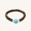 Larimar Bracelet in 925 Sterling Silver