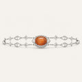 Sunstone Bracelet in 925 Sterling Silver