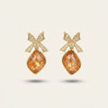 Sunstone Earrings in 925 Sterling Silver