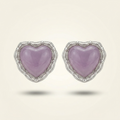 Amethyst Earrings in 925 Sterling Silver