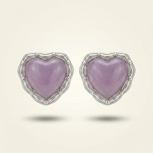 Amethyst Earrings in 925 Sterling Silver
