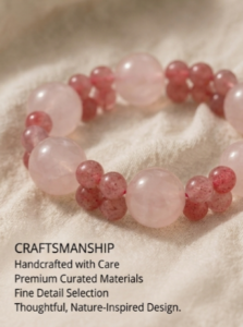 the "rosé reverie" bracelet